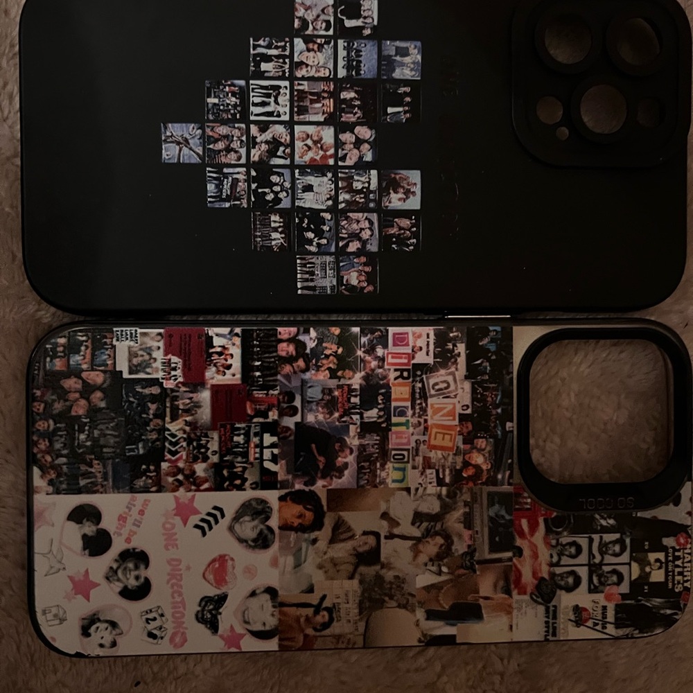 Custom 1D Collage Phone Case - Black